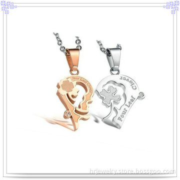 Stainless Steel Jewelry Fashion Heart Pendant Necklace (HR2010)